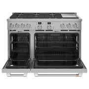 Café 48-inch Freestanding Dual-Fuel Range with 6 Burners and Griddle C2Y486P2TS1