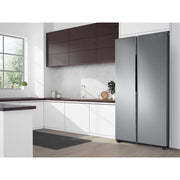 Samsung 36-inch, 22.6 cu.ft. Counter-Depth Side-by-Side Refrigerator with In-Door Ice Maker RS23A500ASR/AA