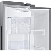 Samsung 36-inch, 22.6 cu.ft. Counter-Depth Side-by-Side Refrigerator with In-Door Ice Maker RS23A500ASR/AA