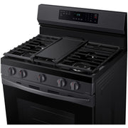 Samsung 30-inch Freestanding Gas Range with WI-FI Connect NX60A6511SG/AA
