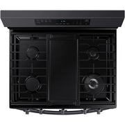 Samsung 30-inch Freestanding Gas Range with WI-FI Connect NX60A6511SG/AA