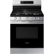 Samsung 30-inch Freestanding Gas Range with Wi-Fi Connect NX60A6311SS/AA