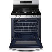 Samsung 30-inch Freestanding Gas Range with Wi-Fi Connect NX60A6311SS/AA