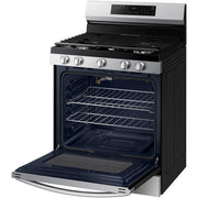 Samsung 30-inch Freestanding Gas Range with Wi-Fi Connect NX60A6311SS/AA