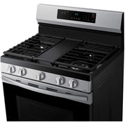 Samsung 30-inch Freestanding Gas Range with Wi-Fi Connect NX60A6311SS/AA