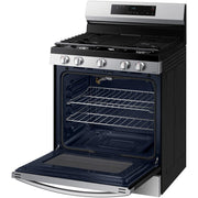 Samsung 30-inch Freestanding Gas Range with Wi-Fi Connect NX60A6111SS/AA