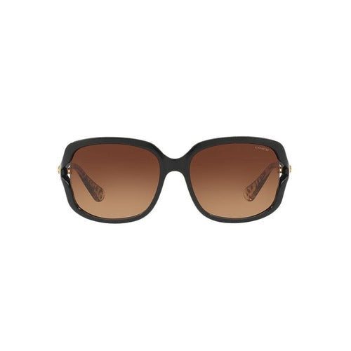 Coach HC8169 Sunglasses - Black-Wild Beast/Brown Gradient