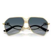 Dolce & Gabbana DG2326 Women's Pilot Gradient Sunglasses