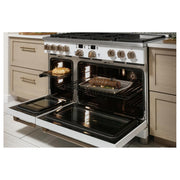 Café 48-inch Freestanding Dual-Fuel Range with 6 Burners and Griddle C2Y486P4TW2