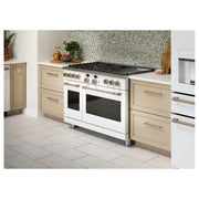 Café 48-inch Freestanding Dual-Fuel Range with 6 Burners and Griddle C2Y486P4TW2