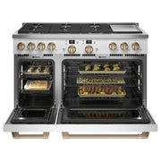 Café 48-inch Freestanding Dual-Fuel Range with 6 Burners and Griddle C2Y486P4TW2