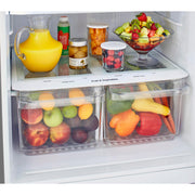 LG 33-inch, 24 cu.ft. Freestanding Top Freezer Refrigerator with Internal Water Dispenser LRTLS2403S