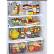 LG 33-inch, 24 cu.ft. Freestanding Top Freezer Refrigerator with Internal Water Dispenser LRTLS2403S