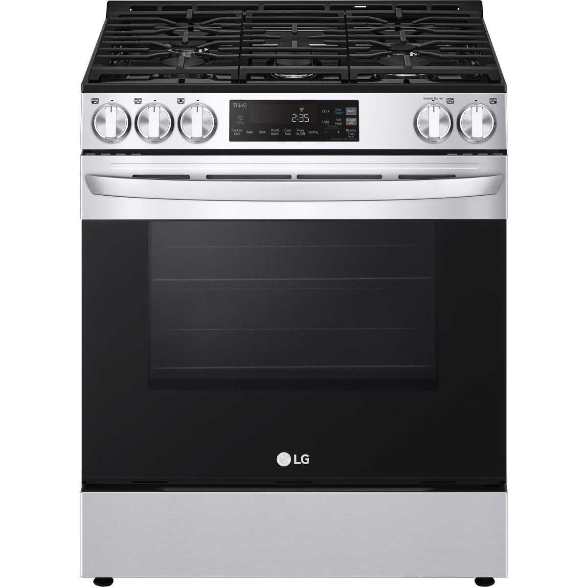 LG 30-inch Slide-in Gas Range with EasyClean® LSGL5831F