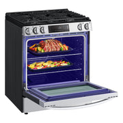 LG 30-inch Slide-in Gas Range with EasyClean® LSGL5831F