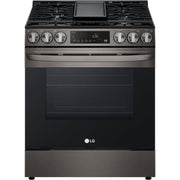 LG 30-inch Slide-in Gas Range with Air Fry Technology LSGL5833D