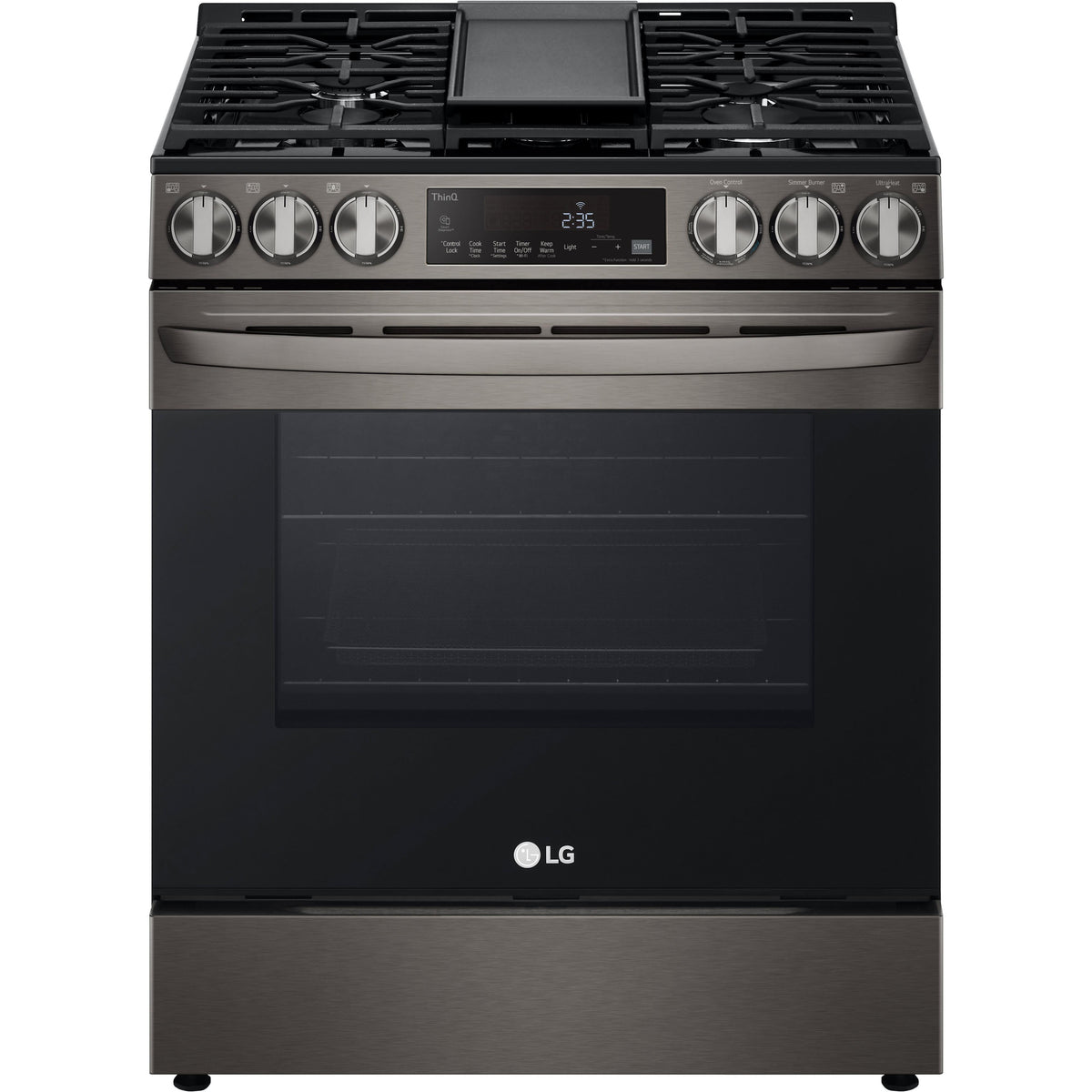 LG 30-inch Slide-in Gas Range with Air Fry Technology LSGL5833D