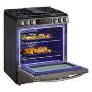 LG 30-inch Slide-in Gas Range with Air Fry Technology LSGL5833D