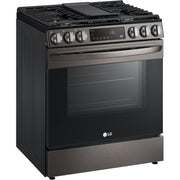 LG 30-inch Slide-in Gas Range with Air Fry Technology LSGL5833D