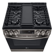 LG 30-inch Slide-in Gas Range with Air Fry Technology LSGL5833D