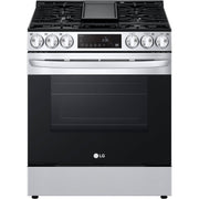 LG 30-inch Slide-in Gas Range with Air Fry Technology LSGL5833F