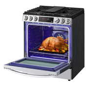 LG 30-inch Slide-in Gas Range with Air Fry Technology LSGL5833F