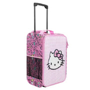 Bioworld Hello Kitty Character Face & Icons Youth 18" Luggage - Pink