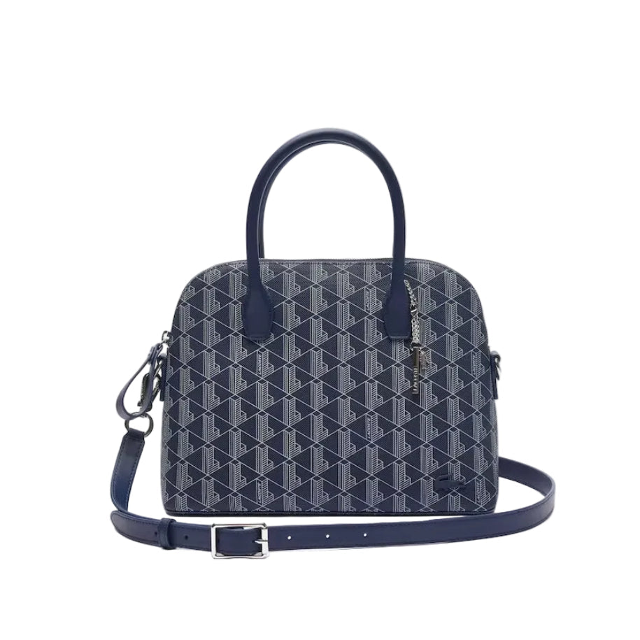 Lacoste Daily Lifestyle Monogram Bugatti Bag - Beige