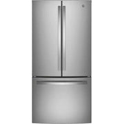 GE 33-inch, 24.8 cu. ft. French 3-Door Refrigerator with Internal Water Dispenser GNE25JYKFS