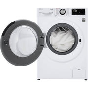 LG All-in-One Electric Laundry Center with TurboWash™ Technology WM3555HWA