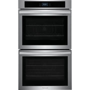 Frigidaire 30-inch Double Electric Wall Oven with Fan Convection FCWD3027AS