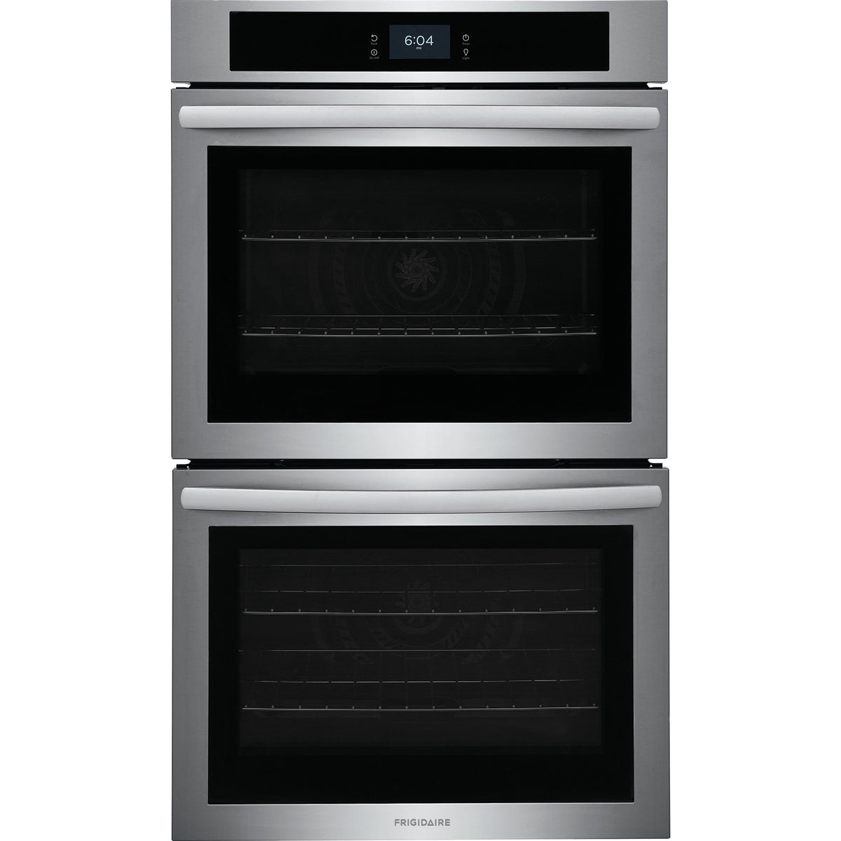 Frigidaire 30-inch Double Electric Wall Oven with Fan Convection FCWD3027AS