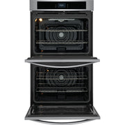 Frigidaire 30-inch Double Electric Wall Oven with Fan Convection FCWD3027AS