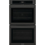 Frigidaire 30-inch Double Electric Wall Oven with Fan Convection FCWD3027AB