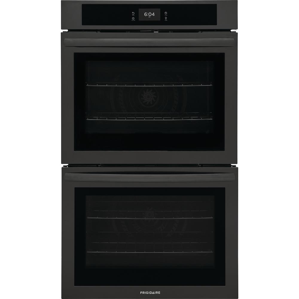 Frigidaire 30-inch Double Electric Wall Oven with Fan Convection FCWD3027AB