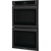 Frigidaire 30-inch Double Electric Wall Oven with Fan Convection FCWD3027AB
