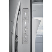 Frigidaire 36-inch, 25.6 cu.ft. Freestanding Side-by-Side Refrigerator with Water and Ice Dispensing System FRSS2633AS