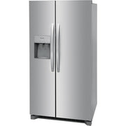 Frigidaire 36-inch, 25.6 cu.ft. Freestanding Side-by-Side Refrigerator with Water and Ice Dispensing System FRSS2633AS