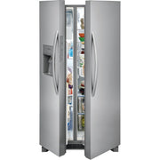 Frigidaire 36-inch, 25.6 cu.ft. Freestanding Side-by-Side Refrigerator with Water and Ice Dispensing System FRSS2633AS