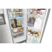 Frigidaire 36-inch, 25.6 cu.ft. Freestanding Side-by-Side Refrigerator with Water and Ice Dispensing System FRSS2633AS