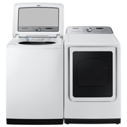 Samsung 7.4 cu. ft. Smart Electric Dryer with Steam Sanitize+ DVE52A5500W/A3