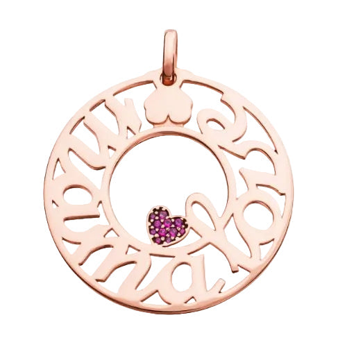 Tous Women's 0.1 ct. Ruby Mother of Pearl Mama Pendant in 18K Rose Gold