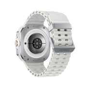 Samsung Galaxy Ultra Watch Titanium Case Smartwatch with White Band - LTE (2024)