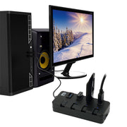 Adesso AUH-3040 4-Port USB Hub - Black