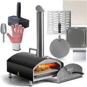 Deco Chef Portable Outdoor Pizza Oven w/ 2-in-1 Pellet Pizza & Grill Oven Functionality