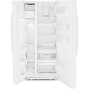 GE 33-inch, 23 cu. ft. Side-By-Side Refrigerator with Water and Ice Dispensing System GSS23GGPWW