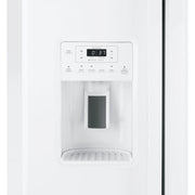 GE 33-inch, 23 cu. ft. Side-By-Side Refrigerator with Water and Ice Dispensing System GSS23GGPWW