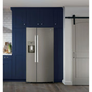 GE 33-inch, 23 cu. ft. Side-By-Side Refrigerator with Water and Ice Dispensing System GSS23GMPES