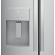 GE 33-inch, 17.5 cu.ft. Counter-Depth French 3-Door Refrigerator with External Water and Ice Dispensing System GYE18JYLFS