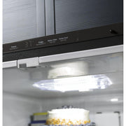 GE 30-inch, 21 cu.ft. Freestanding Bottom Freezer Refrigerator with Interior Ice Maker GDE21EYKFS